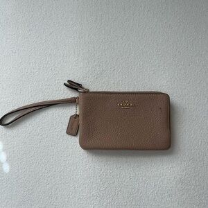Coach Tan Wristlet